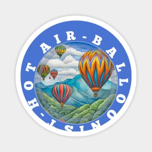 Hot Air Balloonist Now Aeronaut Hot Air Balloon Magnet